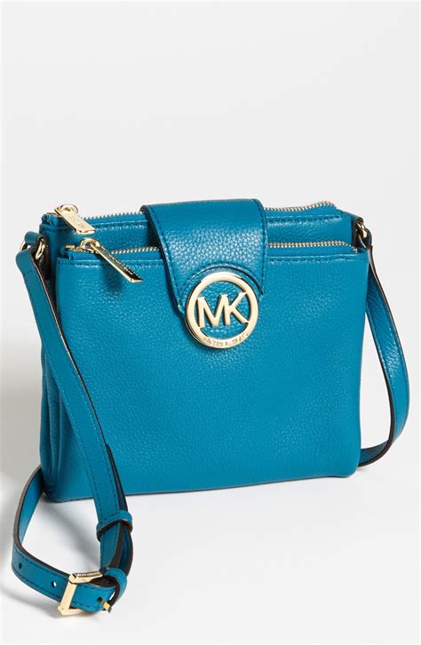 michael kors aqua tote bag|Michael Kors blue crossbody bag.